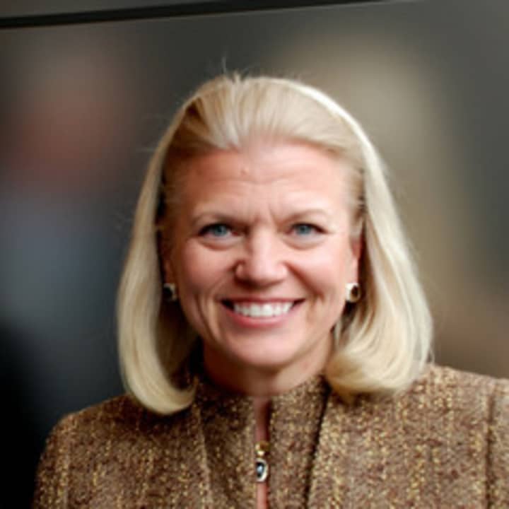 Ginni Rometty is in her second year as head of Armonk-based IBM.