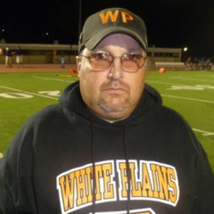 White Plains football coach Skip Stevens led the Tigers to their first Section 1 football title.