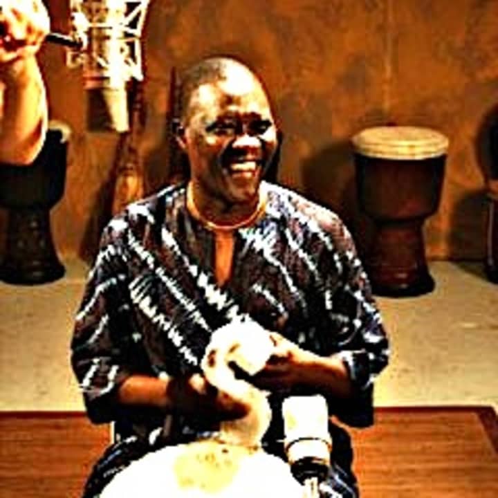 M&#x27;Bemba Bangoura will teach teens how to play the Djembe on Saturday, Nov. 16 at Curious-on-Hudson. 