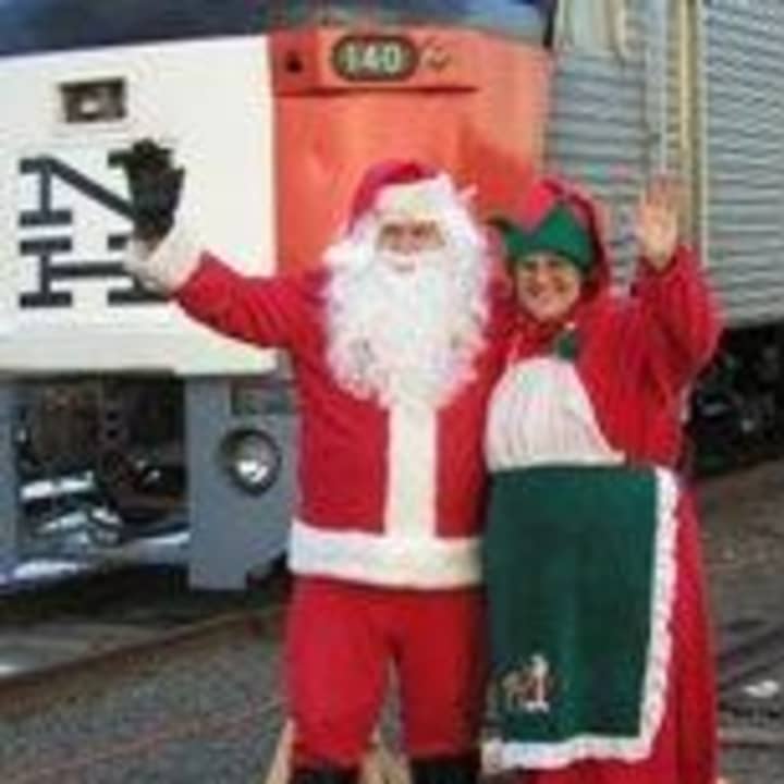 Ride the rails with Santa at Danbury Railway Museum in December.