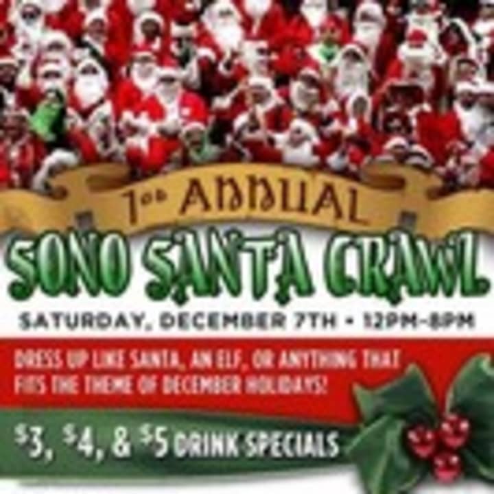 South Norwalk is launching its first &quot;Santa Crawl&quot; on Saturday, Dec. 7.