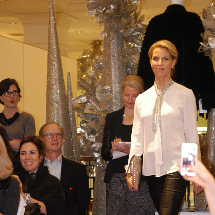 Models walk down the catwalk at the recent Save the Children typhoon fundraiser in Greenwich.