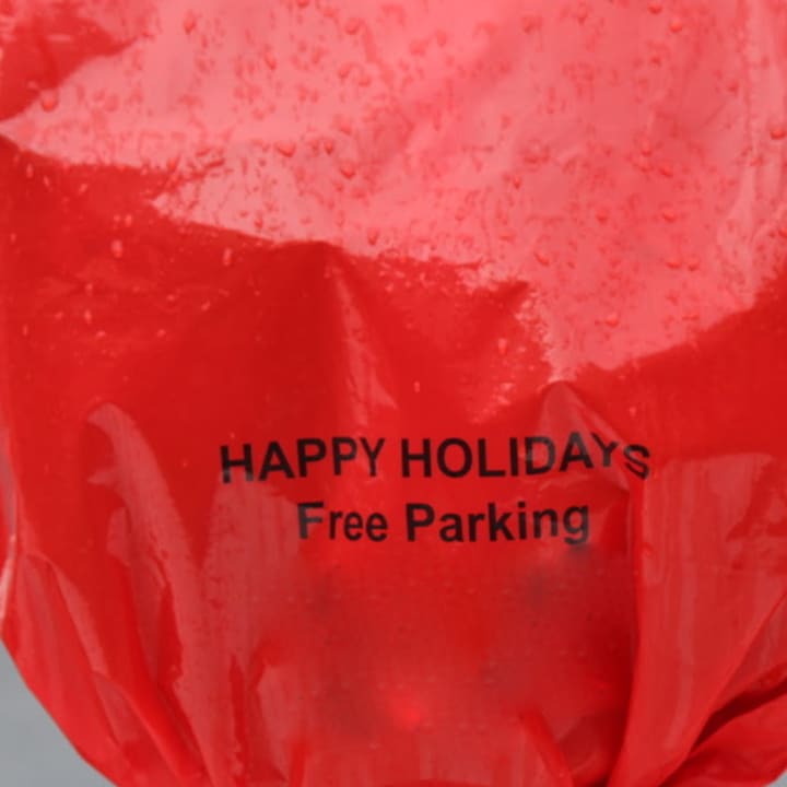 Parking meters will be bagged in Pelham from Dec. 17-24 as a convenience to shoppers.