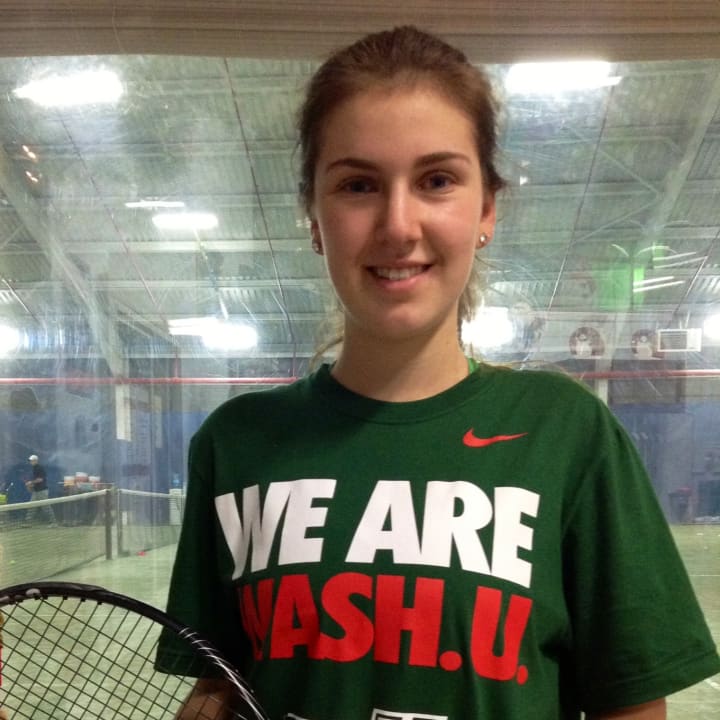Mamaroneck senior Sarah Yukelis will continue her tennis career at Washington University in St. Louis next year. 