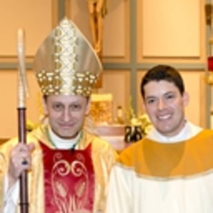 Bishop Frank J. Caggiano ordained the Rev. Rolando Arias Galvis as a priest for the Diocese of Bridgeport.