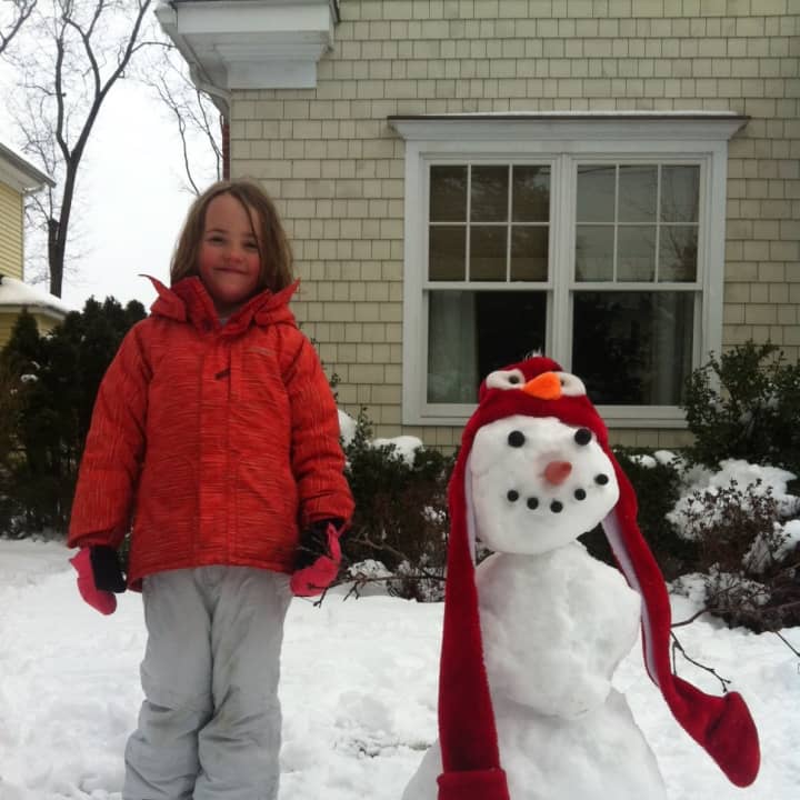 One of the winter activities of the Croton-on-Hudson Recreation Dept. is a Build-A-Snowman contest.