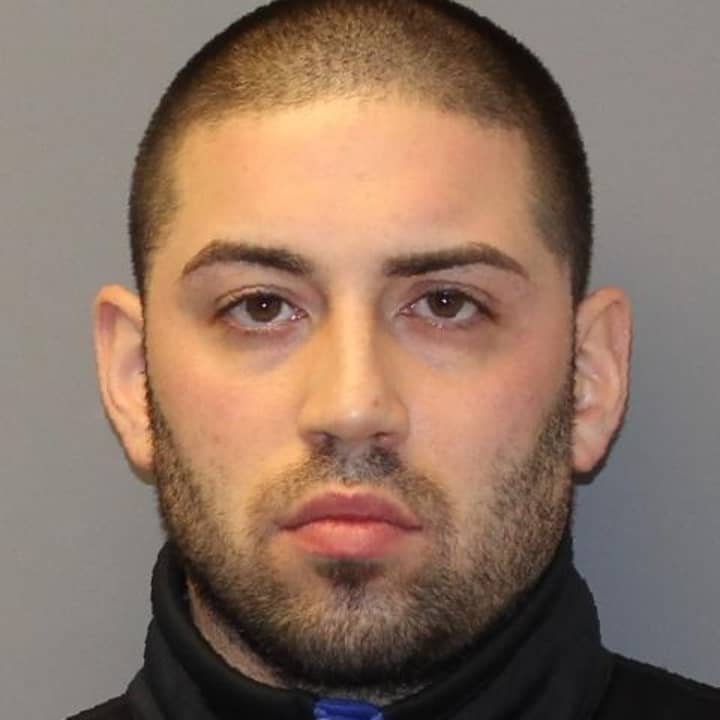 Louis Crespo, 30, was arrested after police reportedly find three pounds of marihuana and 800 grams of cocaine.