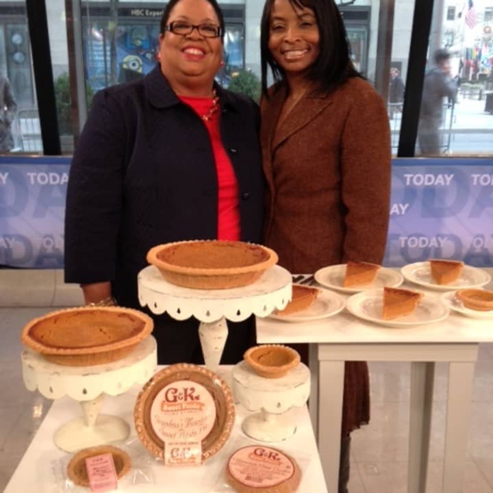 Gay Wheeler-Smith and Kecia Palmer-Cousins will be serving their sweet potato pies to VIPs at the Super Bowl.