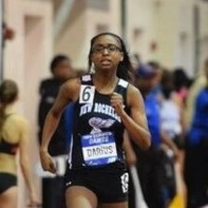 New Rochelle&#x27;s Symone Darius won two events and anchored a winning relay to lead the team to the Westchester County Championship Saturday at The Armory.