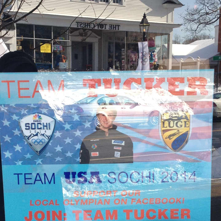 This is one of the Team Tucker posts that have popped up in Ridgefield.