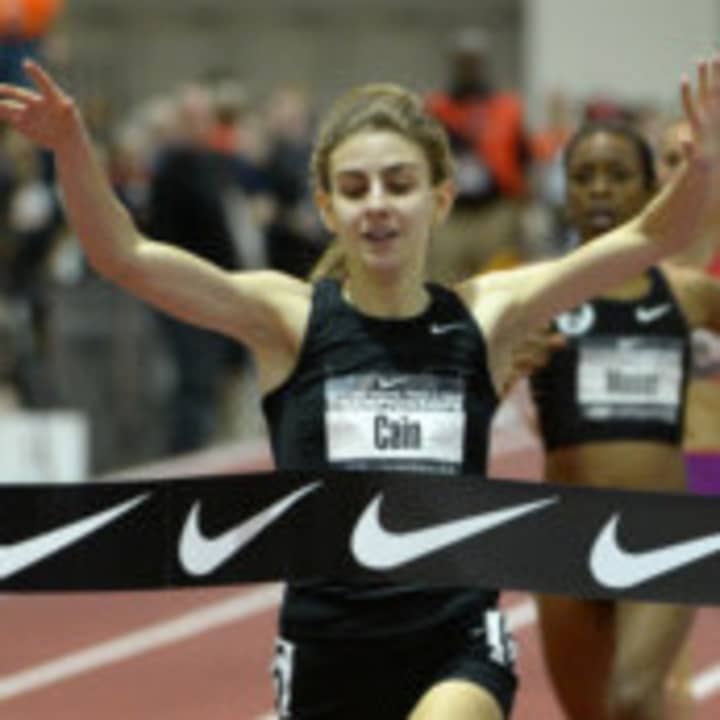 Bronxville&#x27;s Mary Cain won the the 1,500 Sunday at the USA Indoor Track and Field Championships in New Mexico.