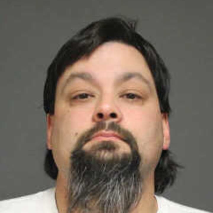 John Bambus, 37, of Fairfield, was arrested after a family fight turned physical, police said. 