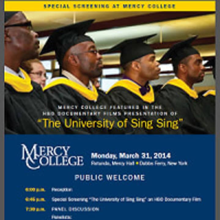 The HBO film &quot;The University of Sing Sing&quot; will be screened at Mercy College on March 31.