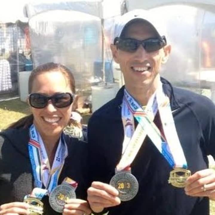 Shannon and James Whipple of Norwalk will run the Boston Marathon on Monday, April 21. 