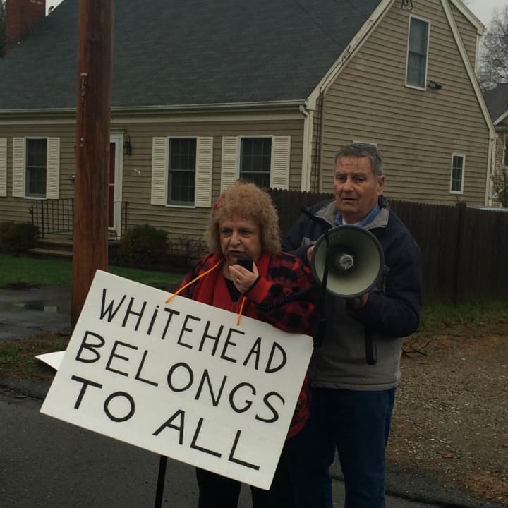 Ed Collins of Milford and Dolly Curtis of Easton are the two leaders of the protest  to save Gustave Whitehead&#x27;s home in Fairfield.