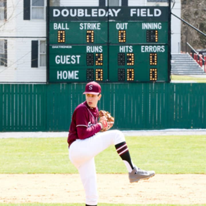 The Scarsdale High School varsity baseball team played on the legendary Doubleday Field in Cooperstown in April.