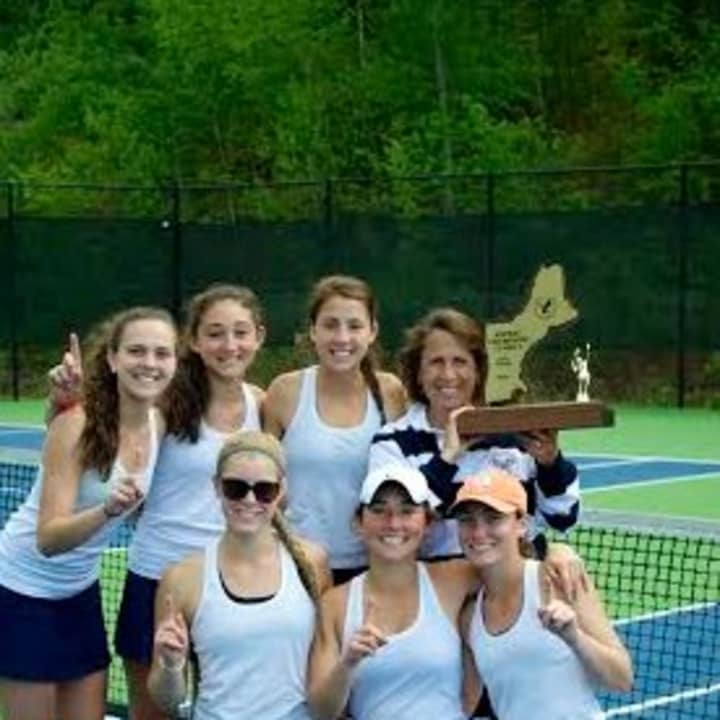 The Greens Farms Academy girls tennis team won the New England Prep School Athletic Council Class C championship on Sunday. See story for IDs.
