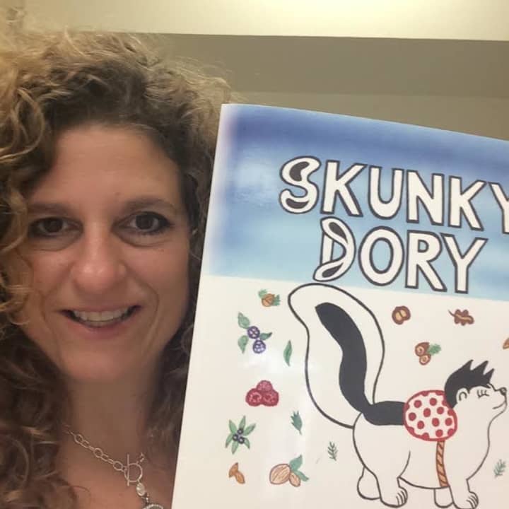 Eastchester author Wendy Fielding with her first children&#x27;s book.