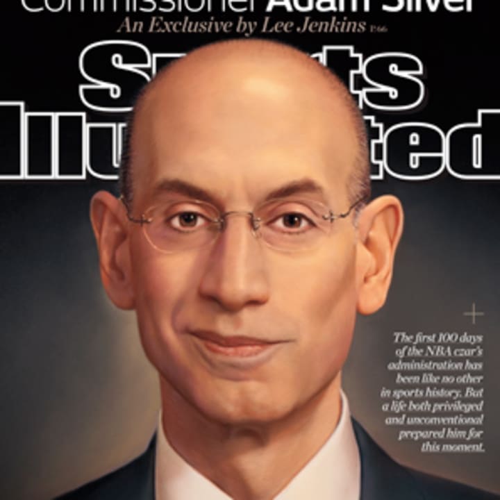 The Sports Illustrated issue that features NBA Commissioner and Rye native Adam Silver.