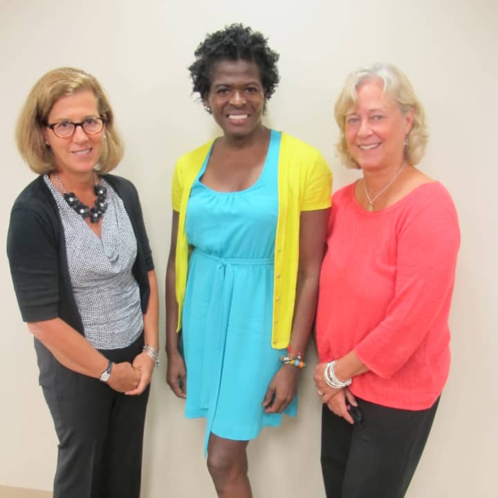 From left, Lindsay Farrell, president/CEO of Open Door Family Medical Centers; Leoni Parker, director of Public Health Programs for the Westchester County Department of Health; and Lisa Buck, director of The Bridge Fund of Westchester. 