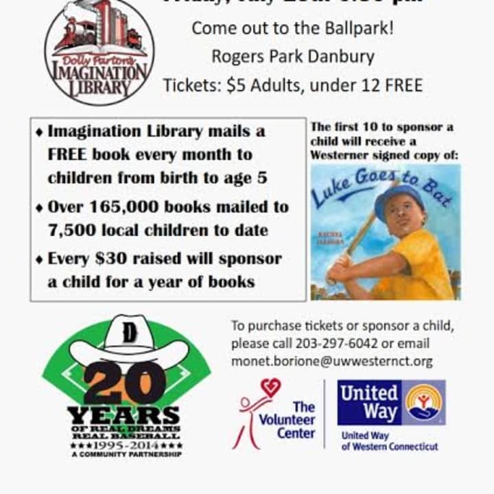 The Danbury Westerners will salute the Imagination Library on Friday, July 25. 