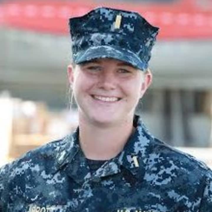 Wilton native Jennifer Abbott is serving in the U.S. Navy aboard the USS Somerset. 