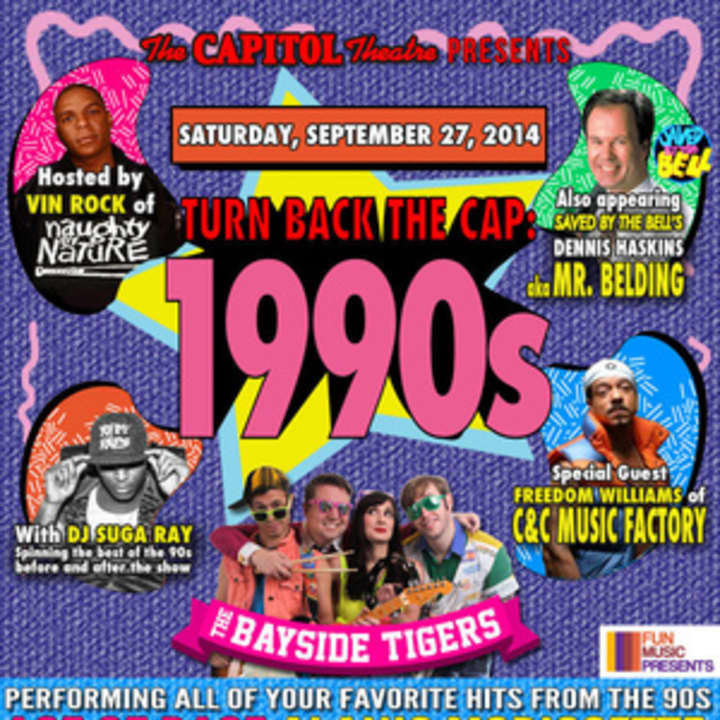 Hear 1990s hits at the Capitol Theatre on Saturday, Sept. 27.