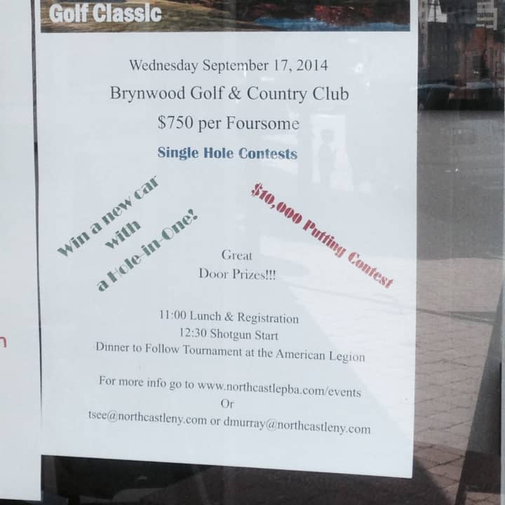 The North Castle Police Benevolent Association will host its golf classic in September. 