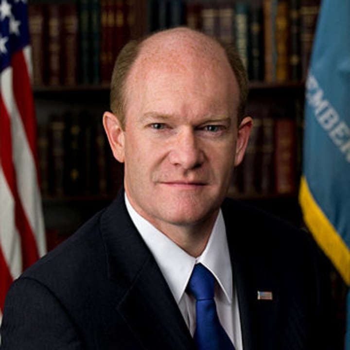 Christopher Andrew &quot;Chris&quot; Coons turns 51 on Tuesday.