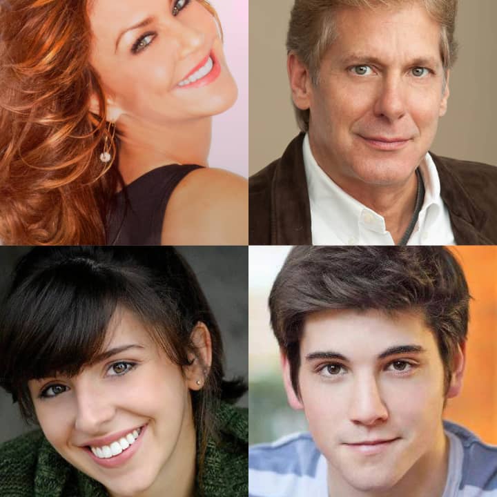 Clockwise from top left: Andrea McArdle, Scott Bryce, Adam Kaplan and Mia Gentile.