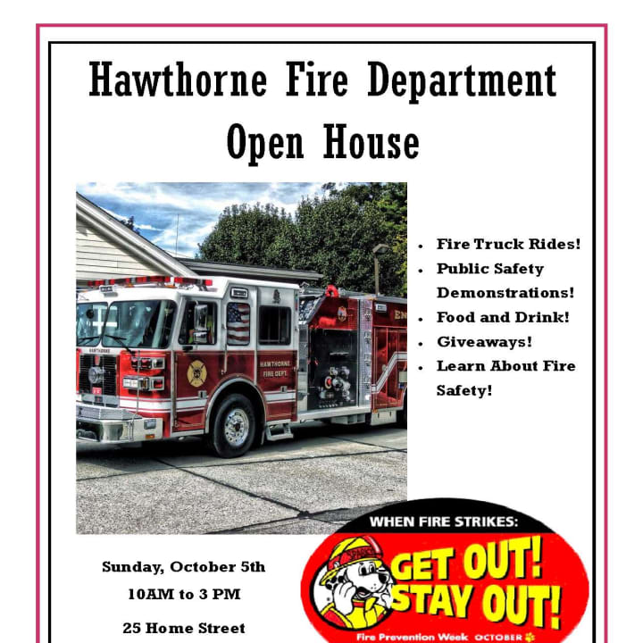 Hawthorne Fire Department hosts an open house as part of its Fire Prevention Week. 