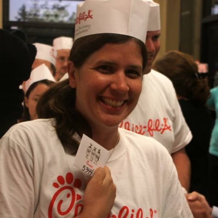 The first 100 customers at the new Chick-fil-A in Connecticut will get a card allowing free meals for a year. 