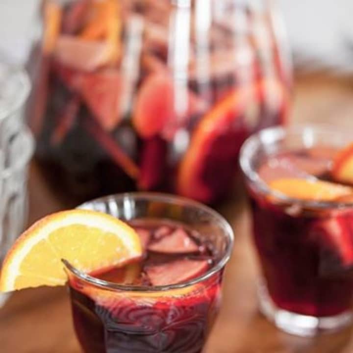 Sangria is a popular item at Patrias in New Rochelle.
