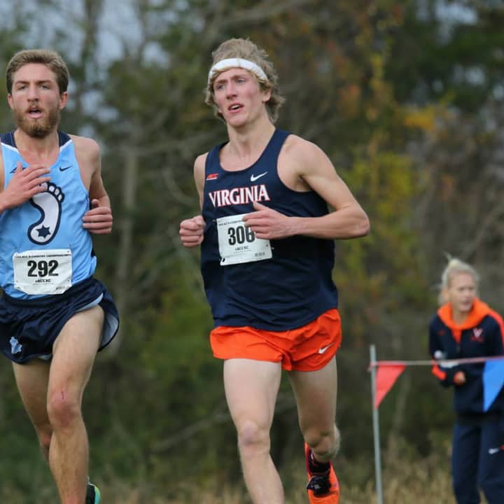 Virginia&#x27;s Connor Rog was the top runner for the Cavaliers from the ACC Championships. He is a sophomore from Fairfield and a Fairfield Prep grad.