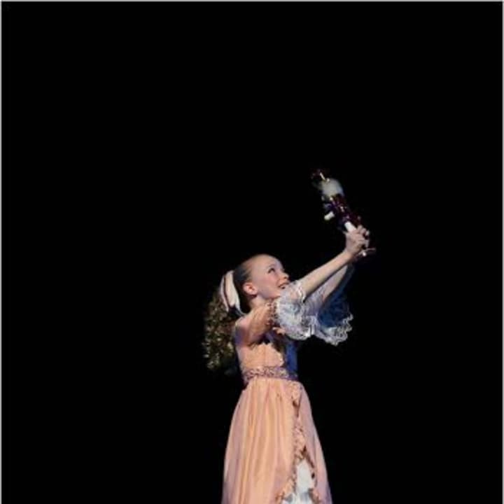 Seventh-grader Elisabeth Beyer from Rye, N.Y., has a top role in the &quot;Nutcracker&quot; production by the Greenwich Ballet Academy. 