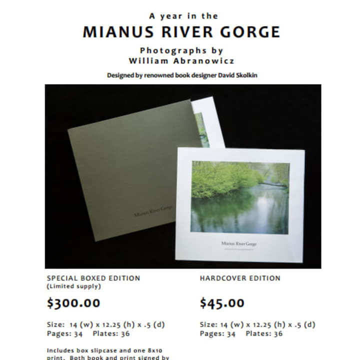 William Abranowicz, a Bedford resident, was granted access to take photographs at the Mianus River Gorge. 