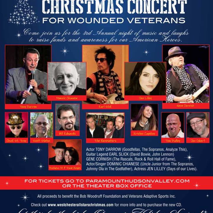 The Westchester All Stars and special guests will be performing a Christmas concert on Dec. 5 at Paramount Hudson Valley Theater. 