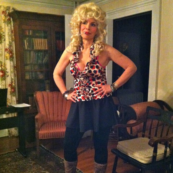 Karen Hanley as Suzy Trailer Trash during rehearsal for &quot;A Show Of A Different Variety&quot;