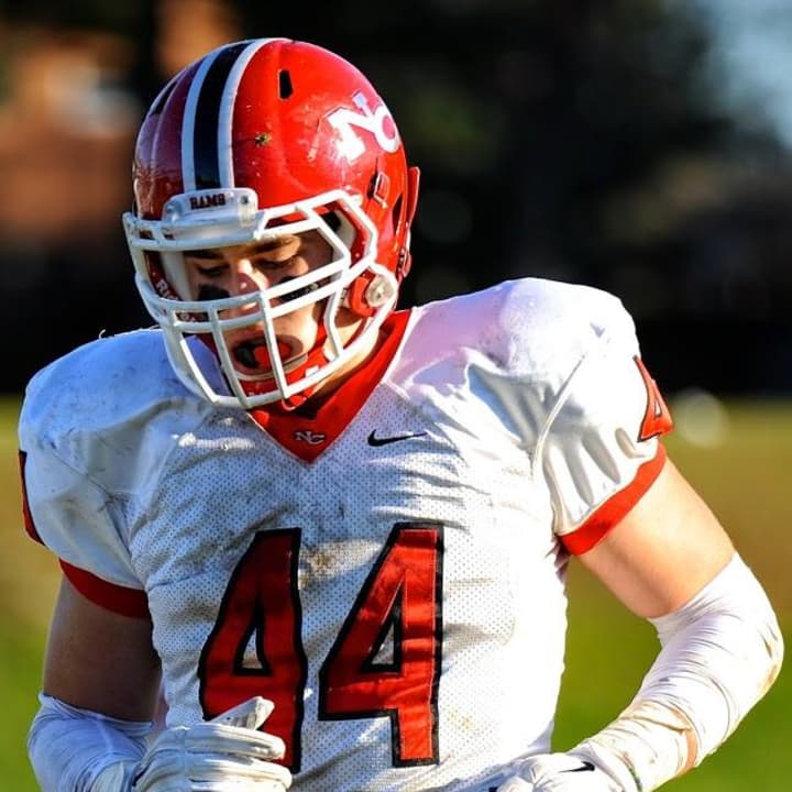 New Canaan football player Zach Allen was named the state Player of the Year by Gatorade.