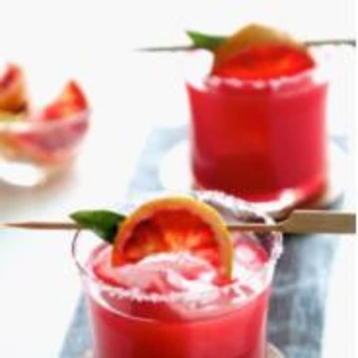 Nisa Lee&#x27;s Blood Orange Margarita Holiday Cocktail.