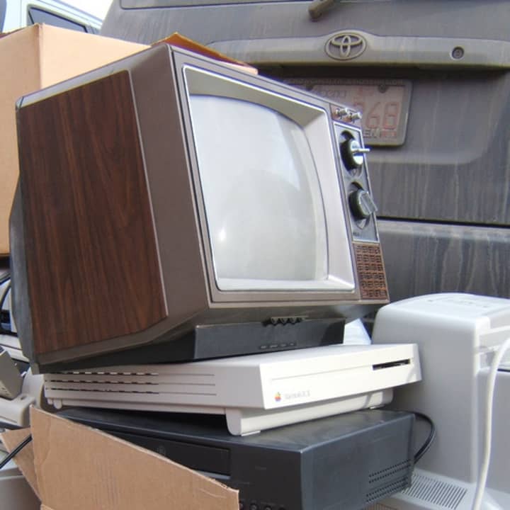 It is now illegal to throw out electronics with regular garbage in New York State.