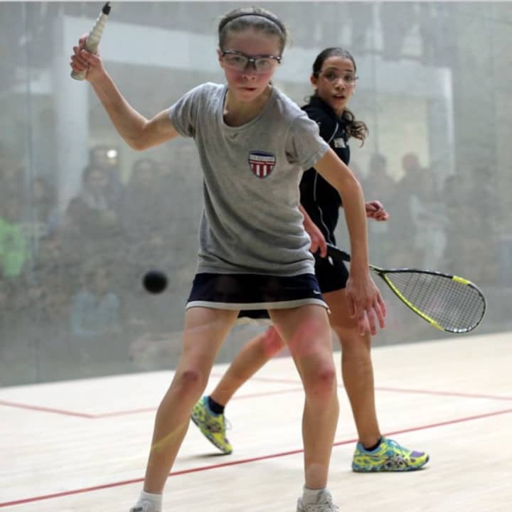 Darien&#x27;s Marina Stefanoni, 12, recently won both the Canadian Junior Open and U.S. Junior Open squash tournaments. 