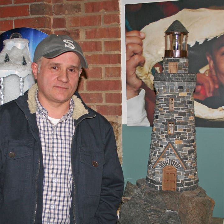 Pedro Davila of White Plains won the Festival of Lighthouses Contest at The Maritime Aquarium in Norwalk, Conn. 