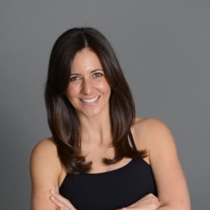 Lauren Solomon, a community volunteer and FlyBarre exercise instructor at Flywheel Sports in Scarsdale.