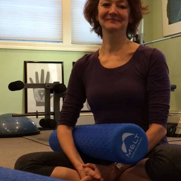 Joy Jacobson leads MELT classes in Mamaroneck.