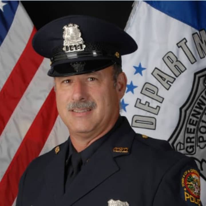Officer David Stewart has retired after 27 years of service with the Greenwich Police Department.