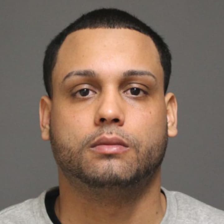 Carlos Maldonado, 28, of Black Rock Avenue, is charged with assaulting his girlfriend on the campus of Fairfield University. 