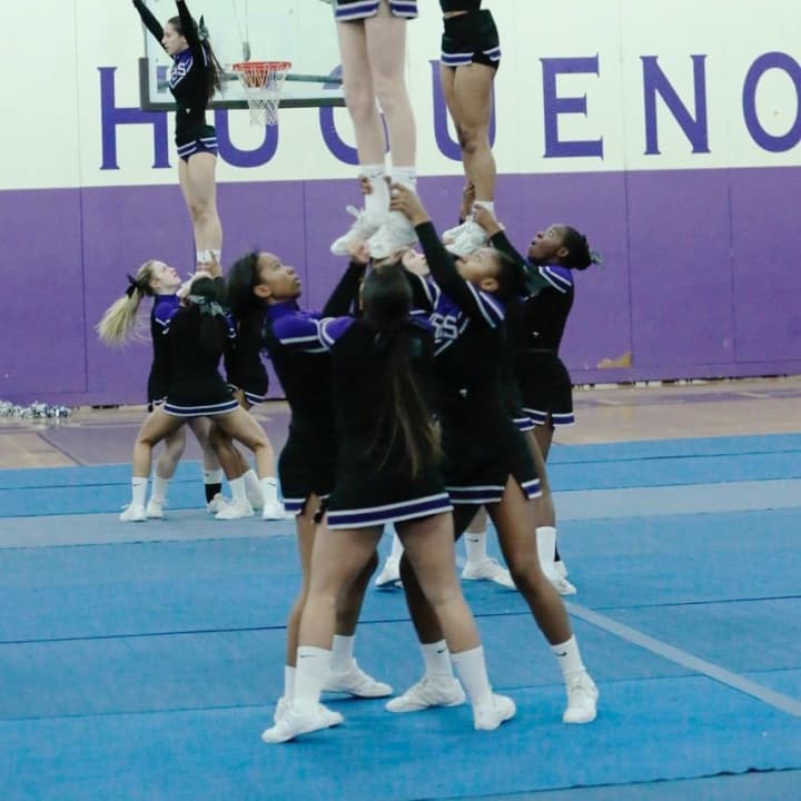 New Rochelle High School cheerleaders were crowned New York Section One&#x27;s overall grand champions. 