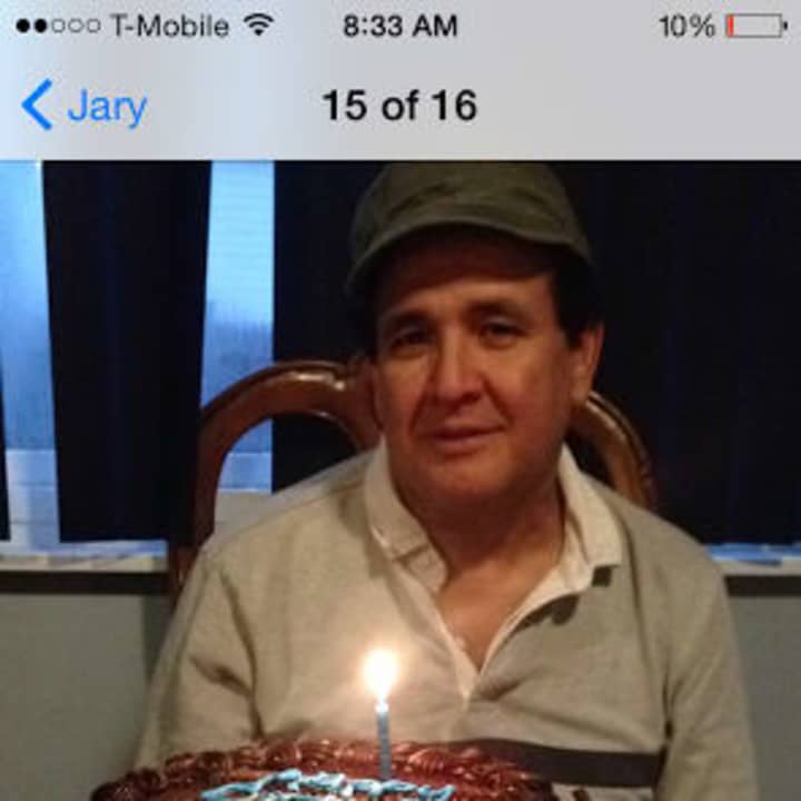 52-year-old Antonio Muralles of Stamford at a birthday celebration. He was stabbed to death last week in Stamford. 
