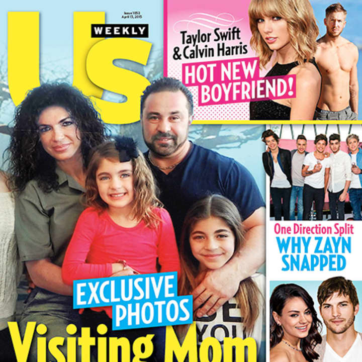 Teresa Giudice and her family appear on the US Weekly cover in a photo taken at the federal prison in Danbury. 
